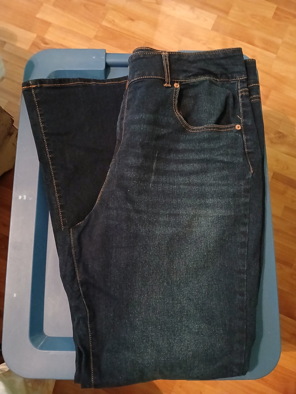 No Boundaries Dark Blue Flare Jeans